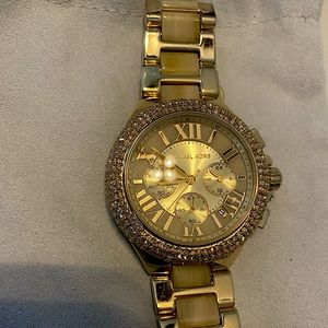 Gold encrusted Micheal Kors Watch